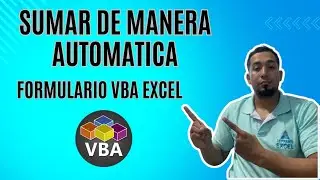 Sumar de manera automatica los datos en el Formulario VBA en Excel Cap 45 #sepamosexcelvba #vba