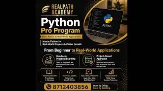 Python Pro Program | From Basics to Real-World Projects | RealPath Academy