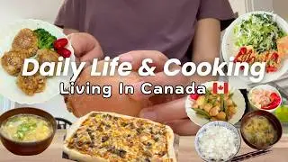 [Vlog] Daily life in Canada 🇨🇦 | Meals made by Japanese housewife | Japanese Recipes, Homemade Pizza
