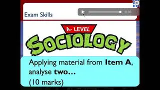 10 Mark Question Model Structure for Applying Material From Item A Analyse Two&hellip; General