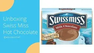 Swiss Miss Milk Chocolate Jumbo Hot Chocolate Pack - Unboxing