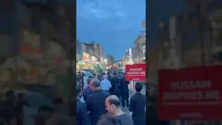 Juloos E Aza Faridabad #arbaeen #chehlum #yahussain #yaali #noha #muharram #shorts #shortsfeed