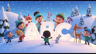 ABC Snow Day with Letters in the Snow ❄️🔤 | Learn Letters & Funny Story  Kids | Preschool Learning