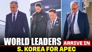 World Leaders arrive in South Korean&rsquo;s Busan for APEC summit | Canada | Australia | Xi Jinping