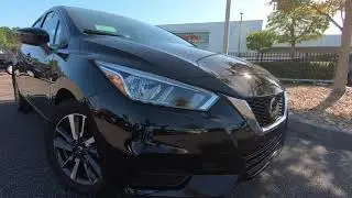 2021 Nissan Versa SV | Super Black Metallic | Graphite Interior