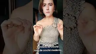 Bandana de croch&ecirc; passo a passo como fazer 