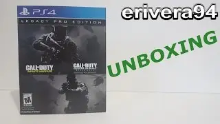 Распаковка Call of Duty Infinite Warfare Legacy Pro Edition для PlayStation 4 PS4