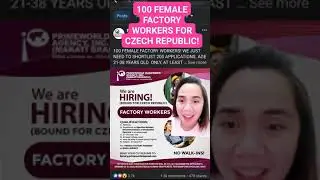 100 FEMALE FACTORY WORKER IN CZECH REPUBLIC!!!