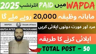 WAPDA Internship 2025 | 50 Seats Announced | Apply Online &ndash; All Pakistan Eligible!
