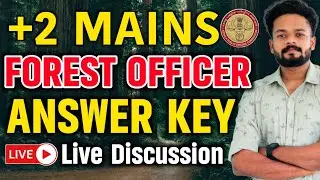 BEAT FOREST OFFICER ANSWER KEY 💥+2 MAINS 2023|KERALA PSC |BEAT FOREST OFFICER ANSWERKEY #psc