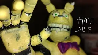 Spring Bonnie stop motion puppet (Time lapse) 