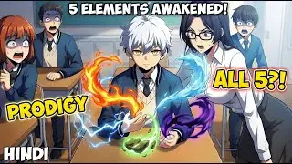 He Breaks the Rules by Using All Five Elements | Manhwa Recap in Hindi |