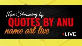 &ldquo;Aesthetic Name Writing Art 🖋 | Custom Calligraphy Live&rdquo;