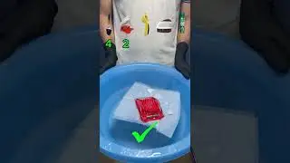 Will It Float or Sink? 🤯 Tissue Water Experiment #Shorts #Satisfying #Experiment