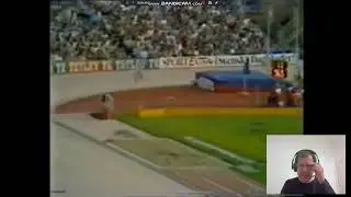 Sebastian Coe 1500M Stockholm 3.31.95 Off A 52.4 Sec 1st Lap! Race plus reaction.