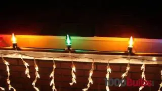 Opaque Multi-Color C7 Christmas Light Bulbs