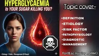 Hyperglycemia or Diabetic ketoacidosis ,Endocrine system (B.SC NURSING 3RD SEMESTER, GNM) lecture 