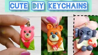 DIY cute keychains 😍|| Cute clay keychains making at home|| Paint Your Ideas