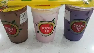 Review Pink cotton candy, Taro oreo, Chocoreo & Fresh Lemonade Tong Tji