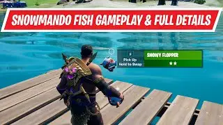 Where to Catch a Snowy Flopper - Snowy Flopper locations and Gameplay with Full Details in Fortnite