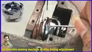 Shuttle hook timing setting adjustment /(solved) Needle not catching bobbin thread / #dresstailor
