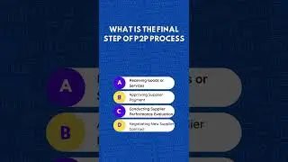 What is the final step of P2P process? #corporatewala #interview #question #procuretopay #p2p #ap