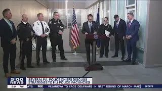 Philadelphia, Pennsylvania officials discuss impact of police officer shortages