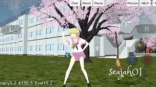 #seajah01 School Girls Simulator |18+| Tomoka Itoh Dancing at the School Gate #seajah01