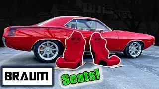Installing Braum Racing Seats in my 1970 Cuda!