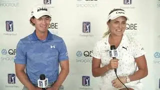 Maverick McNealy and Lexi Thompson Wednesday Press Conference 2022 QBE Shootout