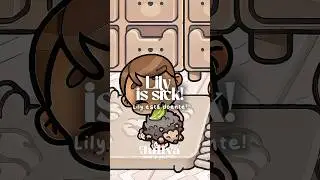 𐔌 Lily is sick! ꒱ #music #rock #avatarworld #pazugames #jogos #aesthetic #sick #baby #family
