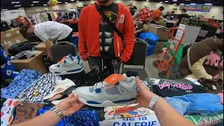 HE HAD MILITARY BLUE JORDAN 4s EARLY. GREAT DEAL ON CLASSIC AIR MAX! SNEAKERCON SAN ANTONIO PART 2