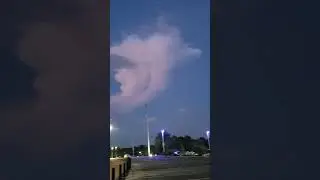 Funky looki.g swoop cloud