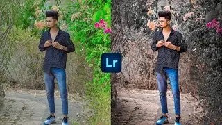 Lightroom Editing - Black & Cream Tone Photo Editing in Lightroom mobile