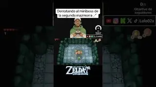 Derrotando al miniboss de la segunda mazmorra en The Legend of Zelda: Link&rsquo;s Awakening