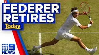 Tennis legend Roger Federer announces retirement | 9 News Australia
