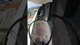 &ldquo;Balcony shooting training 🔥❤️🏀 Do not try this at home.&rdquo;#basketball #nba #shorts #viral #baller