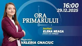 Ora Primarului // Elena Neaga, primara com Bălășești