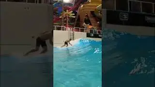 Surfing American Dream Indoor Wavepool!!! #shorts #surfing #wavepool #njsummer