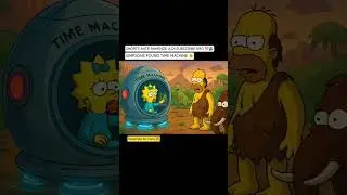 SIMPSONS FOUND TIME MACHINE 😲_______#india #simpsons #predictions #memes #timetravel #timemachine