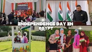 Indians and Egyptians Both are Celebrating Independence Day in Egypt🇮🇳🇪🇬 || 14 August 2025