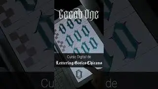Curso Digital de Lettering G&oacute;tico Chicano #lettering #arte #letras #dibujo #calligraphy #art #dise&ntilde;o
