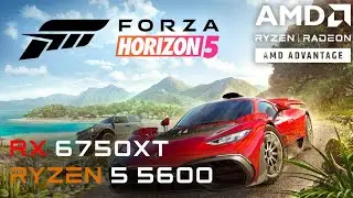 Forza Horizon 5 - Ryzen 5 5600 + RX 6750XT : Extreme settings at 2K and 4K