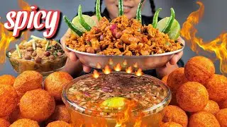 🔥SPICY PANIPURI CHALLENGE🔥 WITH 15+ CHILLIES | PANIPURI EATING CHALLENGE | EATING VERY SPICY FOOD