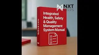 Health Safety Quality Management System Manual Template  |  ISO 45001 9001 Compliant