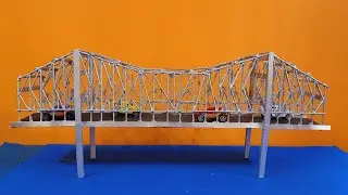 Howrah Bridge Model Making | How to make mini Howrah Bridge | Howrah Bridge model for School project