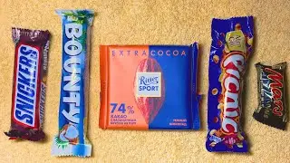 Must watch NEW Some Lot&rsquo;s of Candies ASMR (Chocolate Ritter Sport, Mars, Snickers, Bounty) #20