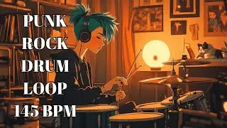 Punk Drum Loop at 145 BPM