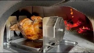 Wood-Fired Rotisserie Chicken Using ROTO-Q 360 &ndash; Versatile Cooking in Any Oven!