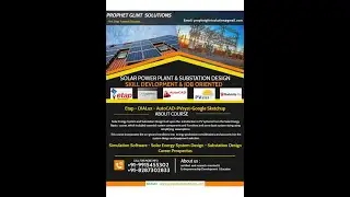 Solar Power Project & Substation Design course with Software